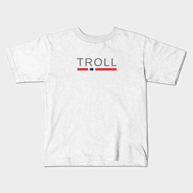 Troll Norway Kids T-Shirt by tshirtsnorway